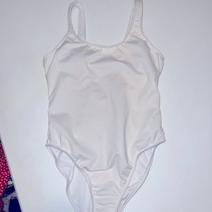 White VS PINK one piece bathing suit, NWOT